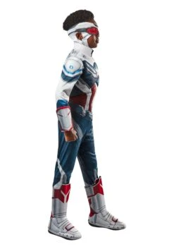 The Falcon And Winter Soldier Deluxe Kid's Captain America Costume -Halloween Costumes Shop the falcon and winter soldier deluxe captain america alt 3