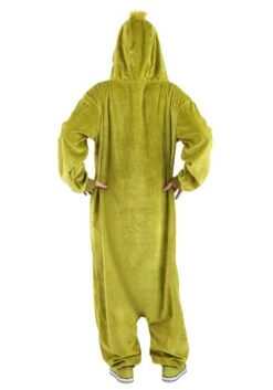 The Grinch Adult Onesie Costume -Halloween Costumes Shop the grinch adult onesie alt 4