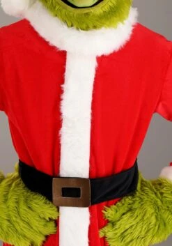 Adult The Grinch Santa Open Face Costume 11 Adult The Grinch Santa Open Face Costume -Halloween Costumes Shop the grinch adult santa open face costume alt 4