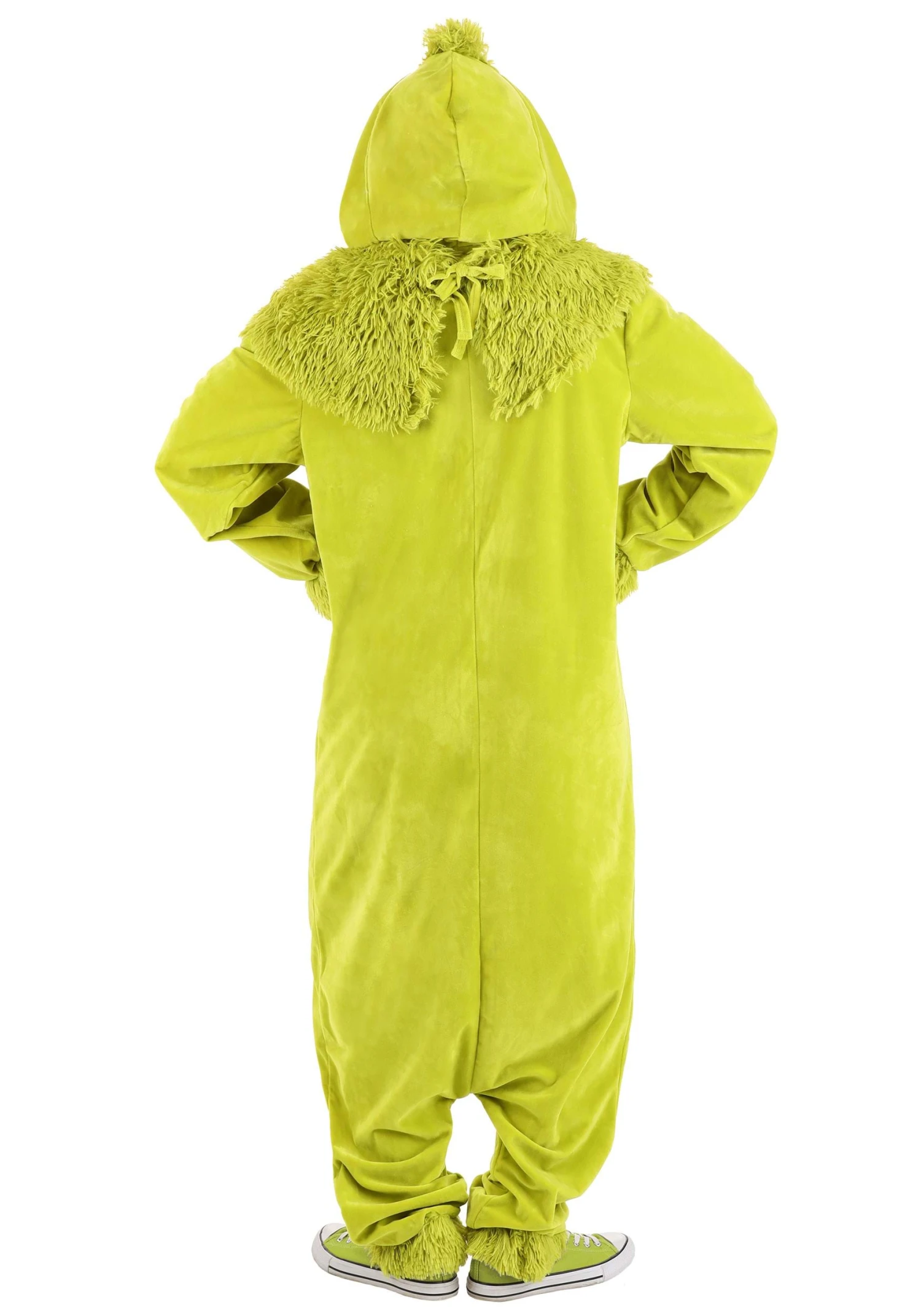 The Grinch Jumpsuit Costume For Adults 4 The Grinch Jumpsuit Costume For Adults - Image 4