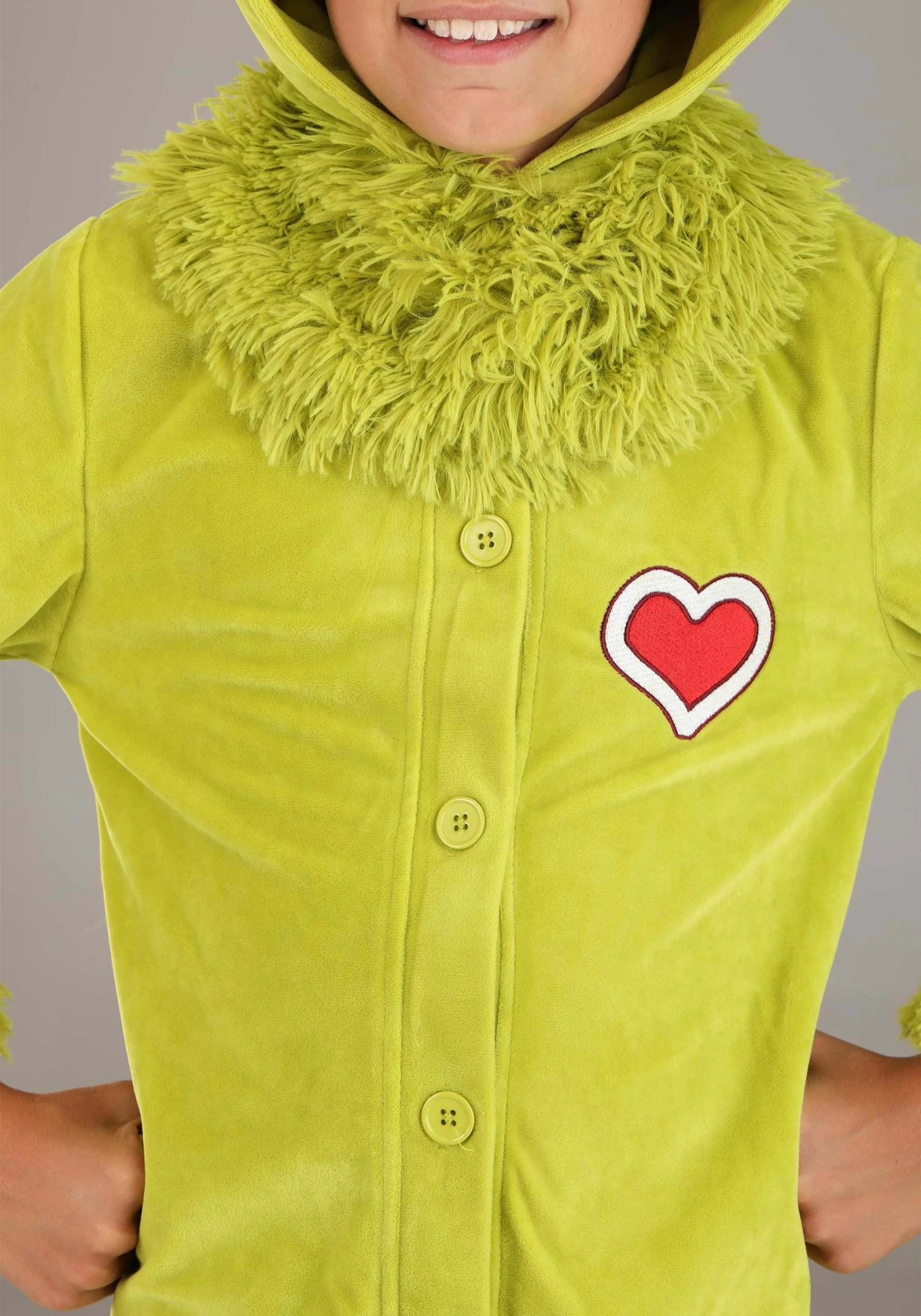 The Grinch Jumpsuit Costume For Kids 4 The Grinch Jumpsuit Costume For Kids - Image 4