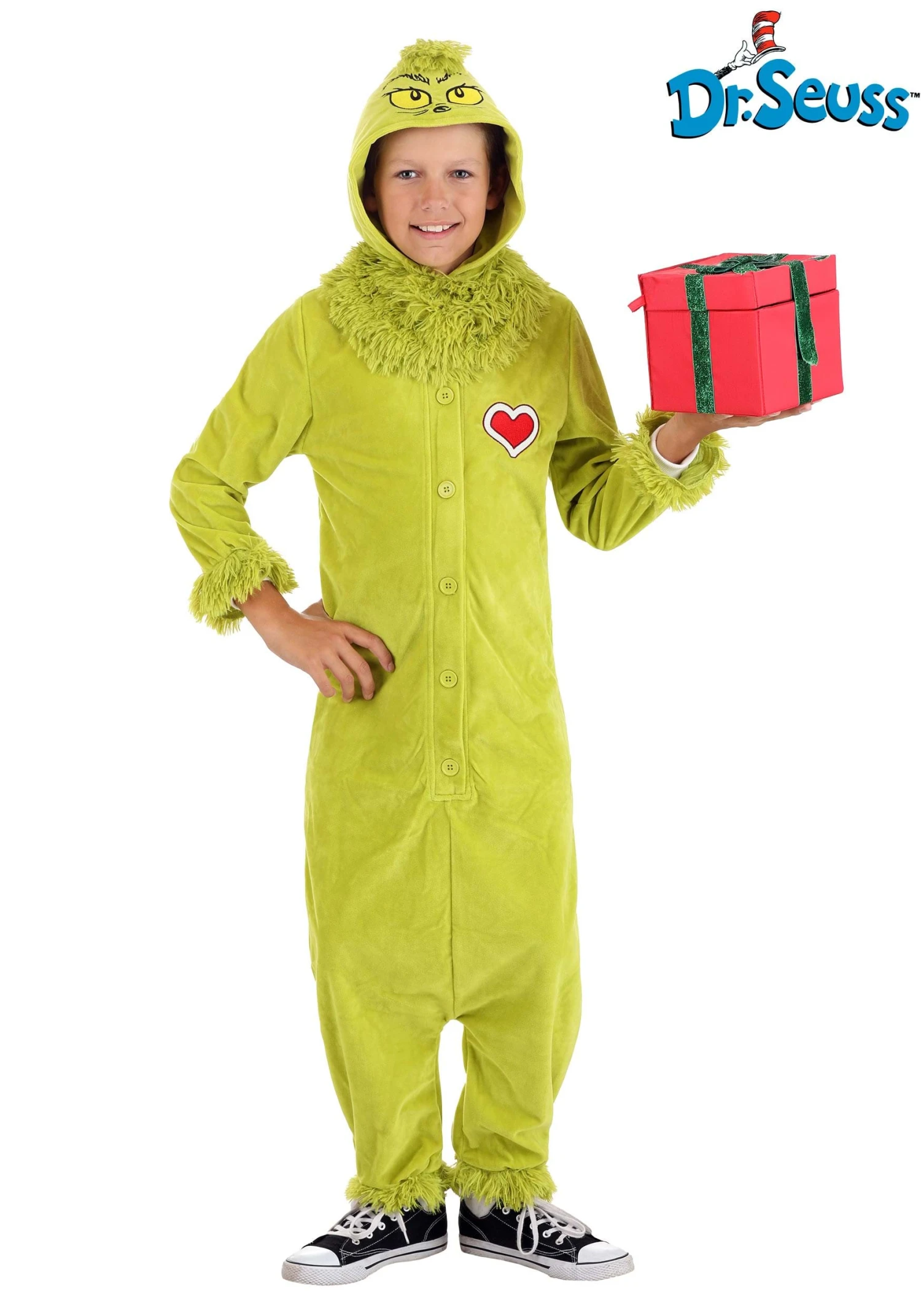 The Grinch Jumpsuit Costume For Kids 1 The Grinch Jumpsuit Costume For Kids