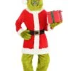 The Grinch Santa Open Face Costume For Kids