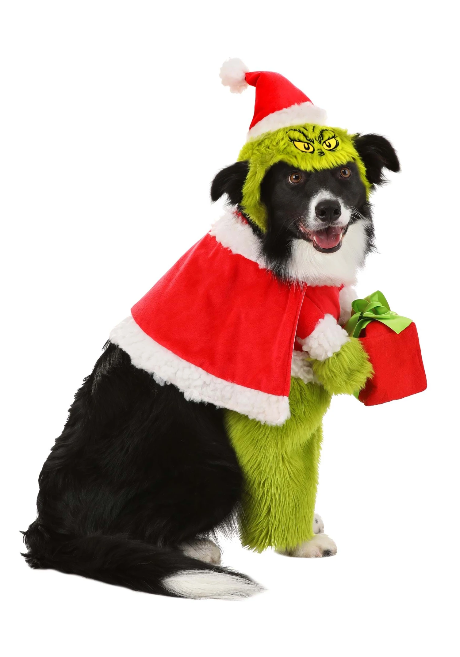 The Grinch Santa Pet Costume 2 The Grinch Santa Pet Costume - Image 2