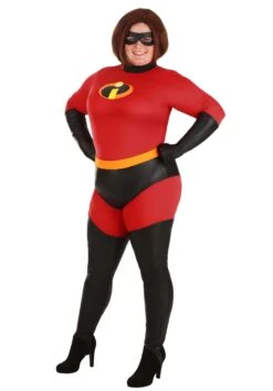 The Incredibles Deluxe Plus Size Mrs. Incredible Costume For Women 8 The Incredibles Deluxe Plus Size Mrs. Incredible Costume For Women -Halloween Costumes Shop the incredibles deluxe plus size womens mrs incre alt 3