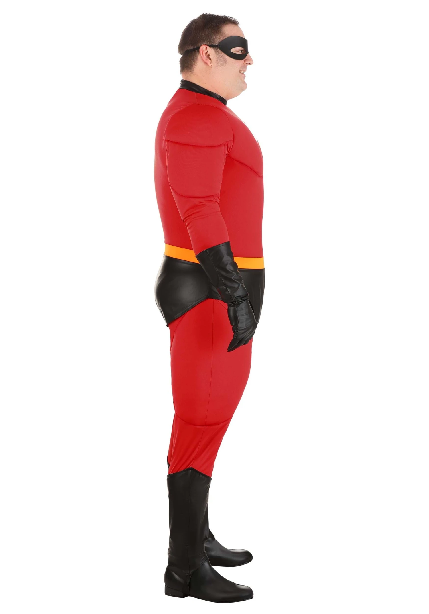 Disney The Incredibles Plus Size Deluxe Mr. Incredible Costume For Men 5 Disney The Incredibles Plus Size Deluxe Mr. Incredible Costume For Men - Image 5
