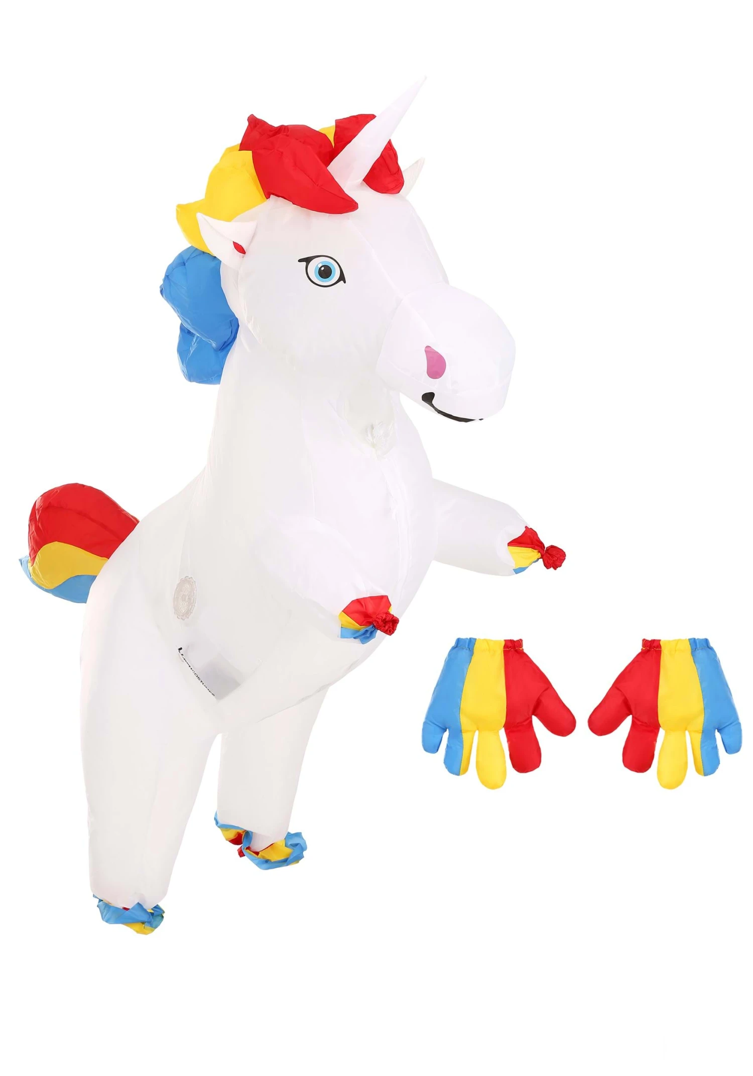 Kids Inflatable Prancing Unicorn Costume 7 Kids Inflatable Prancing Unicorn Costume - Image 7