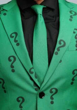 The Riddler Slim Fit Suit Jacket (Authentic) -Halloween Costumes Shop the riddler suit jacket authentic 1