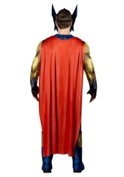 JAZWARES Thor: Love And Thunder Thor Qualux Costume For Men -Halloween Costumes Shop thor ragnarock adult thor qualux costume alt 2
