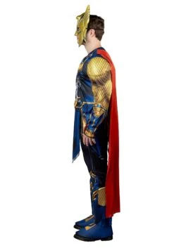 JAZWARES Thor: Love And Thunder Thor Qualux Costume For Men -Halloween Costumes Shop thor ragnarock adult thor qualux costume alt 4