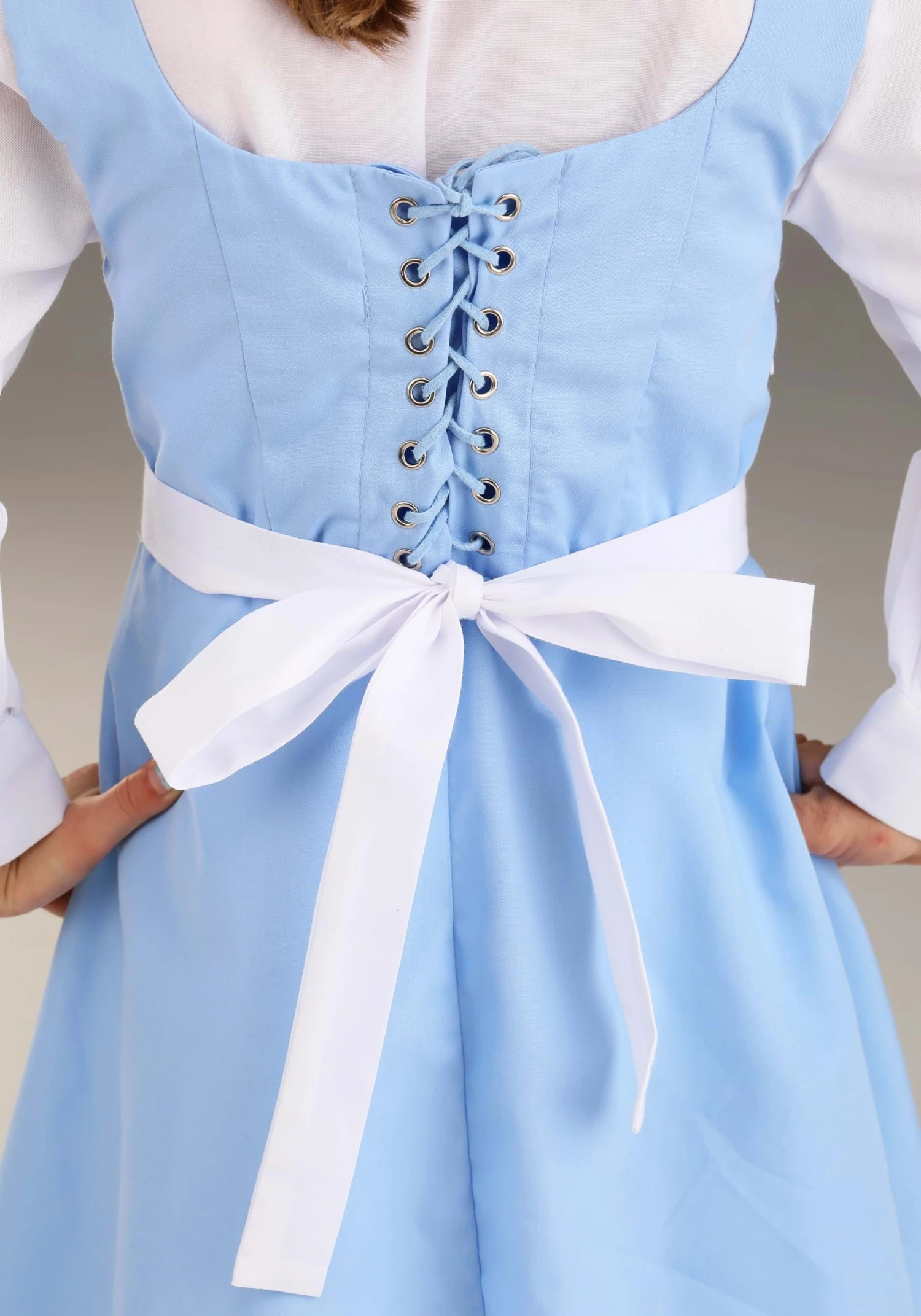 Belle Blue Dress Costume For Toddlers From Disney's Beauty And The Beast 7 Belle Blue Dress Costume For Toddlers From Disney's Beauty And The Beast - Image 7