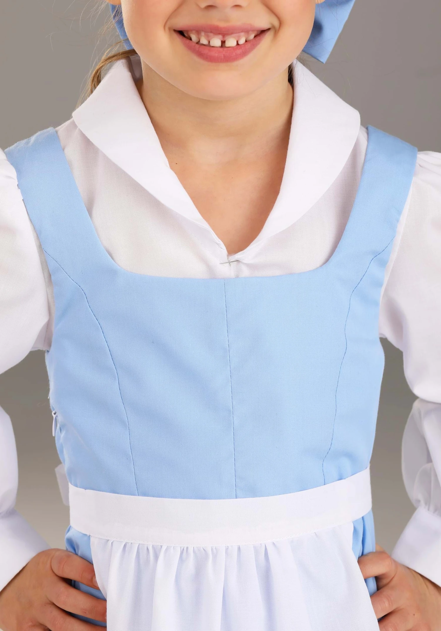 Belle Blue Dress Costume For Toddlers From Disney's Beauty And The Beast 6 Belle Blue Dress Costume For Toddlers From Disney's Beauty And The Beast - Image 6