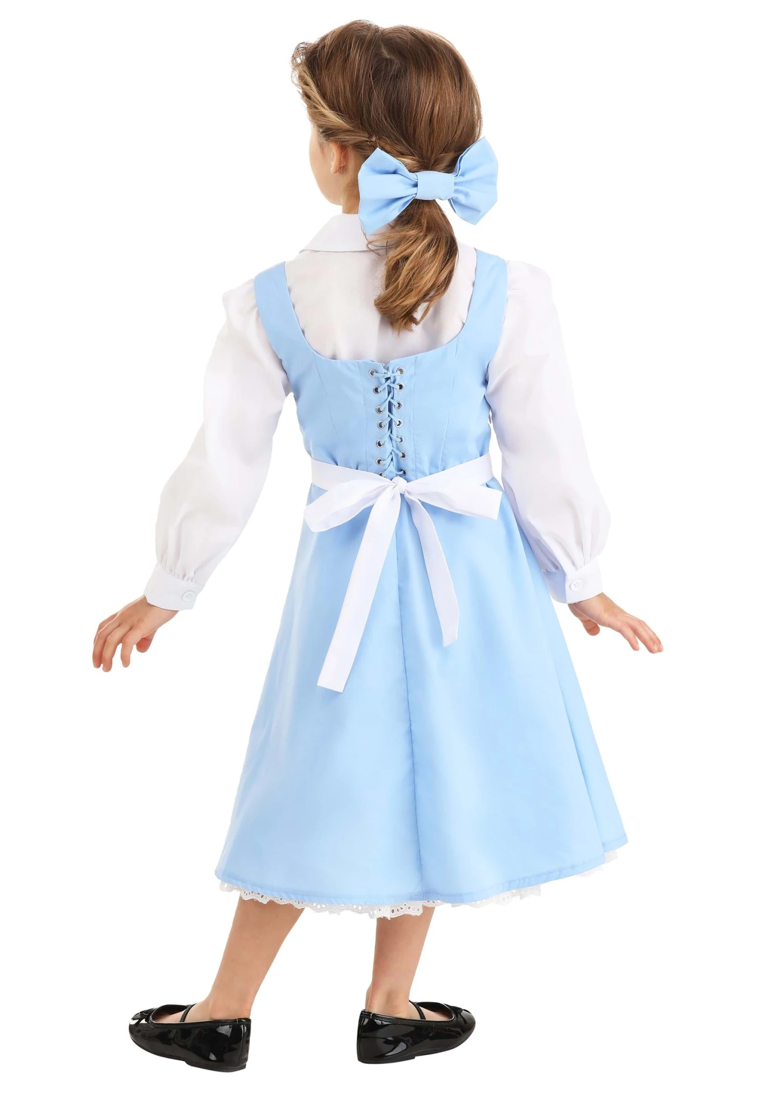 Belle Blue Dress Costume For Toddlers From Disney's Beauty And The Beast 3 Belle Blue Dress Costume For Toddlers From Disney's Beauty And The Beast - Image 3