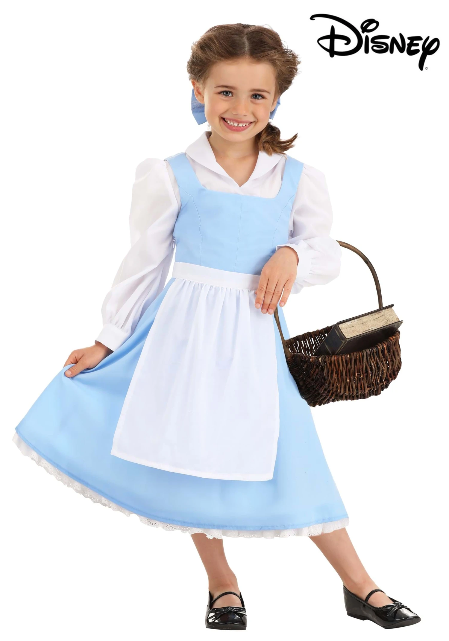 Belle Blue Dress Costume For Toddlers From Disney's Beauty And The Beast 2 Belle Blue Dress Costume For Toddlers From Disney's Beauty And The Beast - Image 2