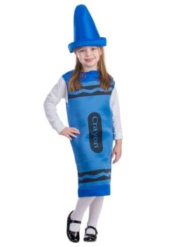 Toddlers Blue Crayon Costume