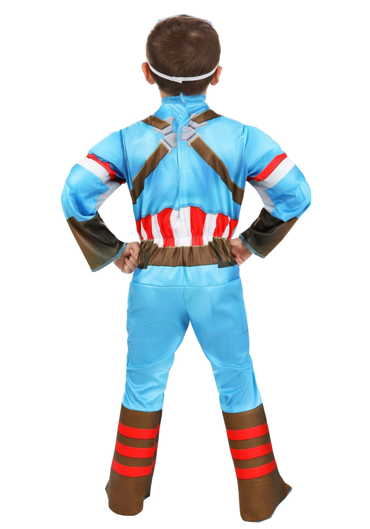 JAZWARES Captain America Costume For Toddlers 4 JAZWARES Captain America Costume For Toddlers - Image 4