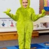 Classic Grinch Jumpsuit Costume For Toddlers