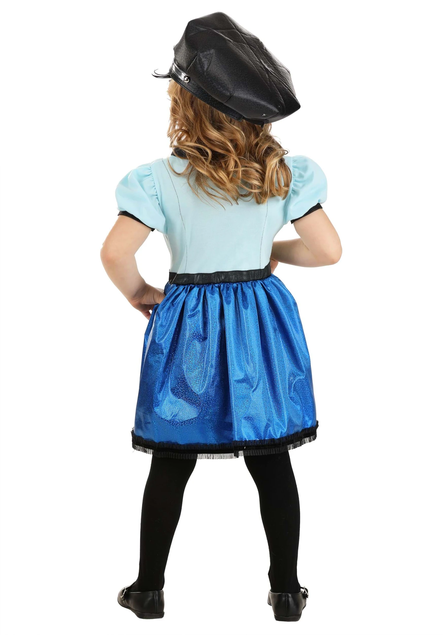 Girl's Cutie Cop Toddler Costume Dress 2 Girl's Cutie Cop Toddler Costume Dress - Image 2