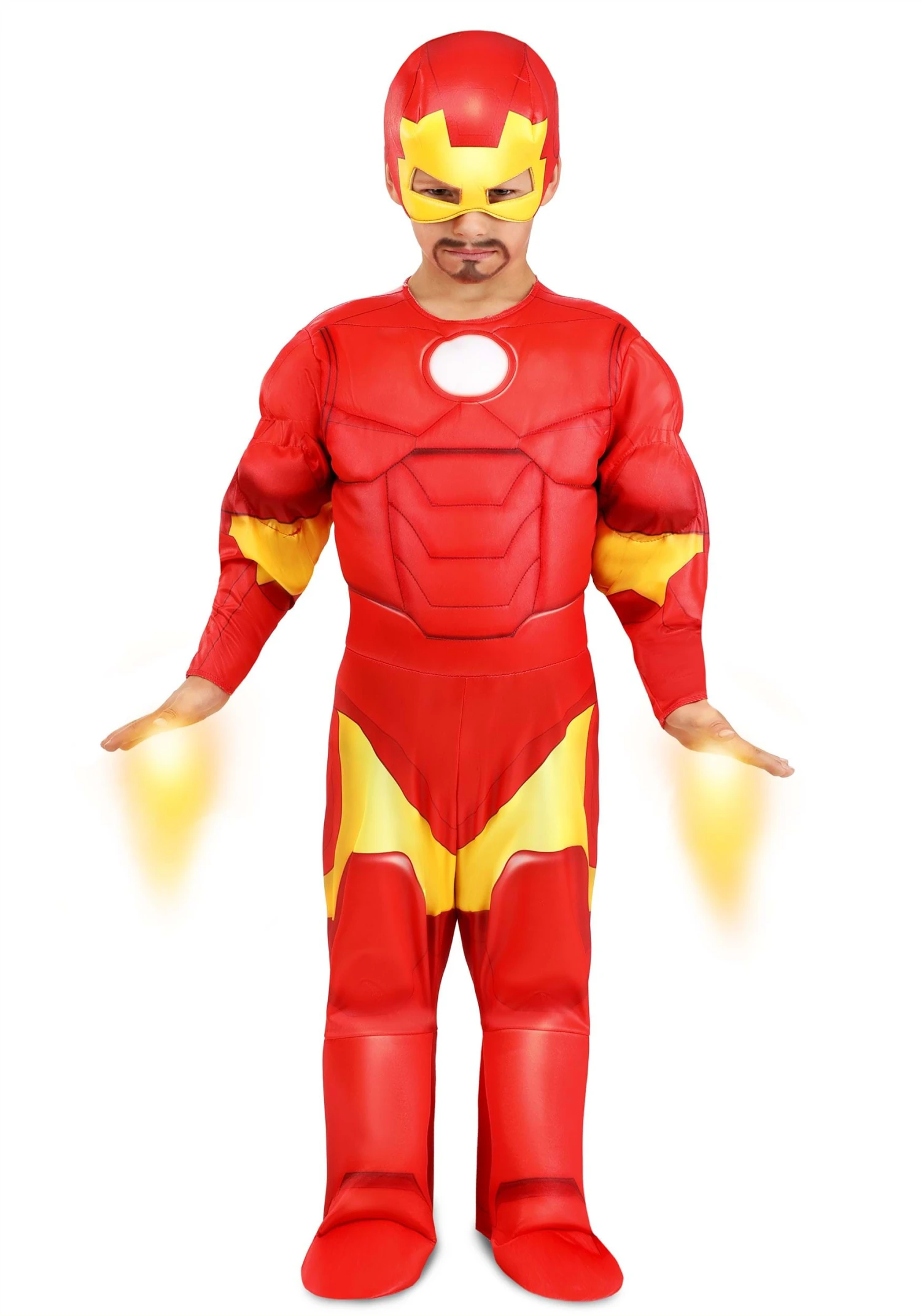 JAZWARES Boy's Toddler Deluxe Iron Man Costume 2 JAZWARES Boy's Toddler Deluxe Iron Man Costume - Image 2