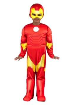 JAZWARES Boy's Toddler Deluxe Iron Man Costume 11 JAZWARES Boy's Toddler Deluxe Iron Man Costume -Halloween Costumes Shop toddler deluxe iron man costume alt 2