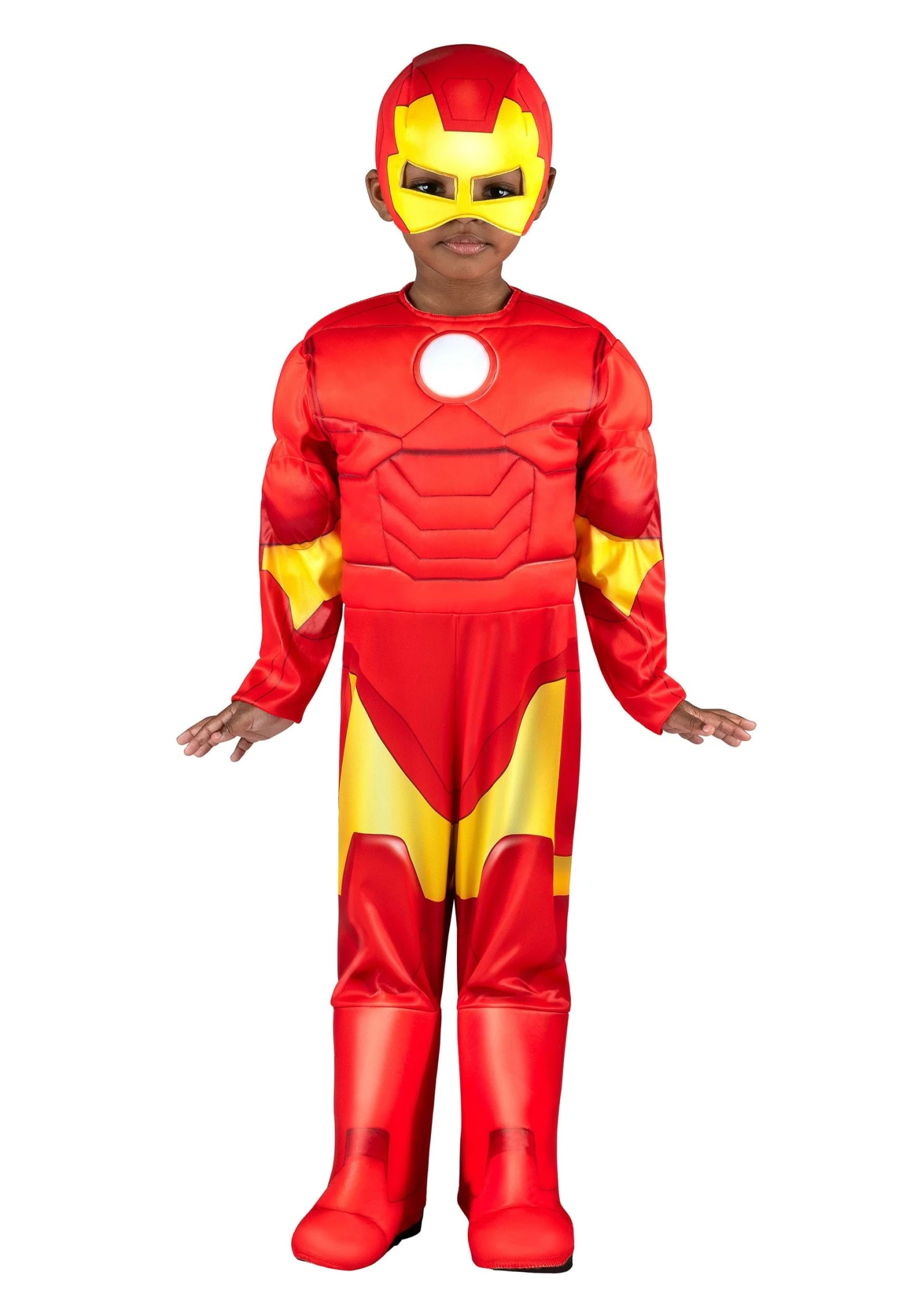 JAZWARES Boy's Toddler Deluxe Iron Man Costume 3 JAZWARES Boy's Toddler Deluxe Iron Man Costume - Image 3