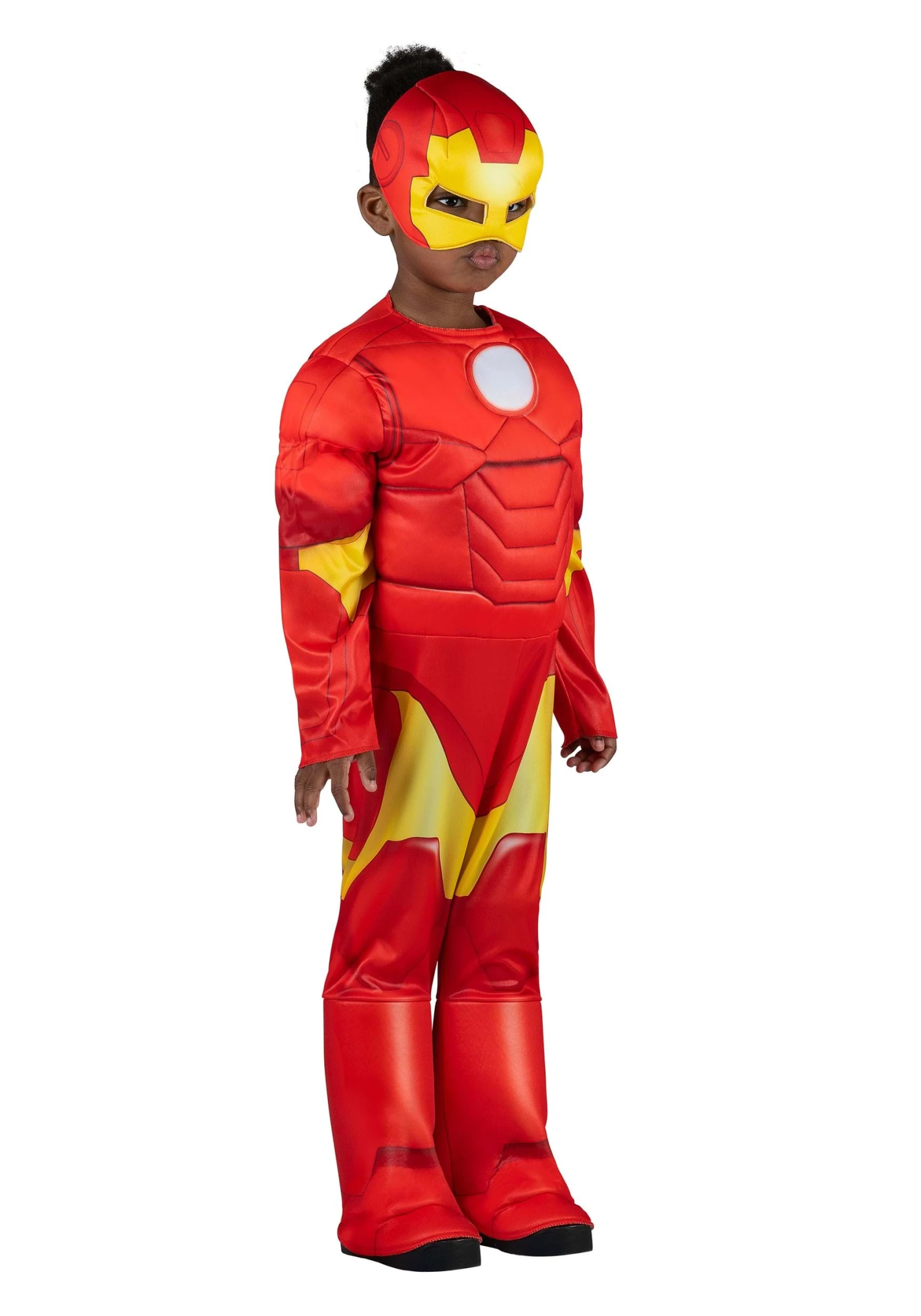 JAZWARES Boy's Toddler Deluxe Iron Man Costume 4 JAZWARES Boy's Toddler Deluxe Iron Man Costume - Image 4