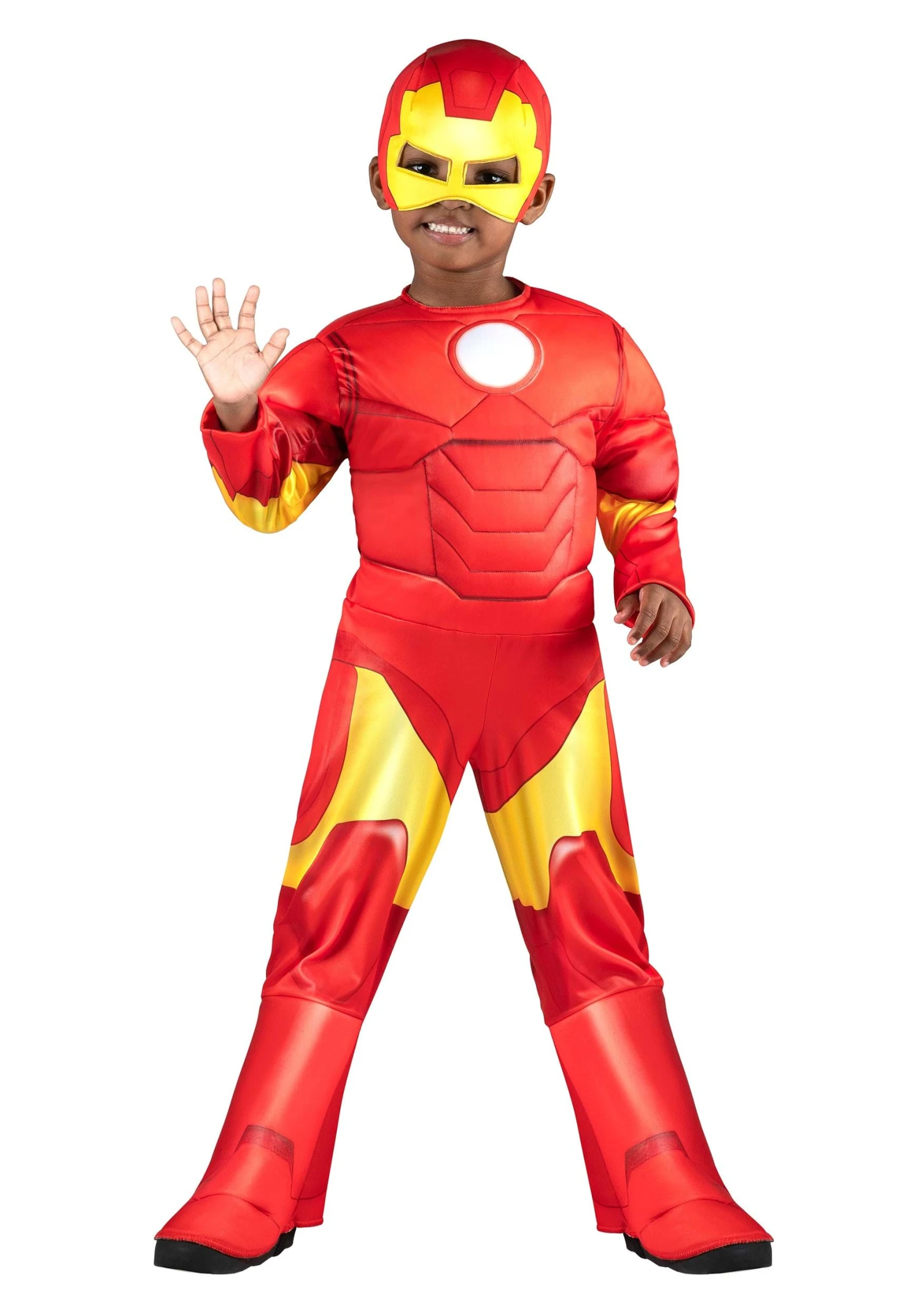 JAZWARES Boy's Toddler Deluxe Iron Man Costume 9 JAZWARES Boy's Toddler Deluxe Iron Man Costume - Image 9