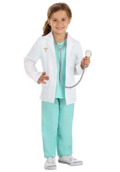 Girl's Doctor Costume For Toddlers