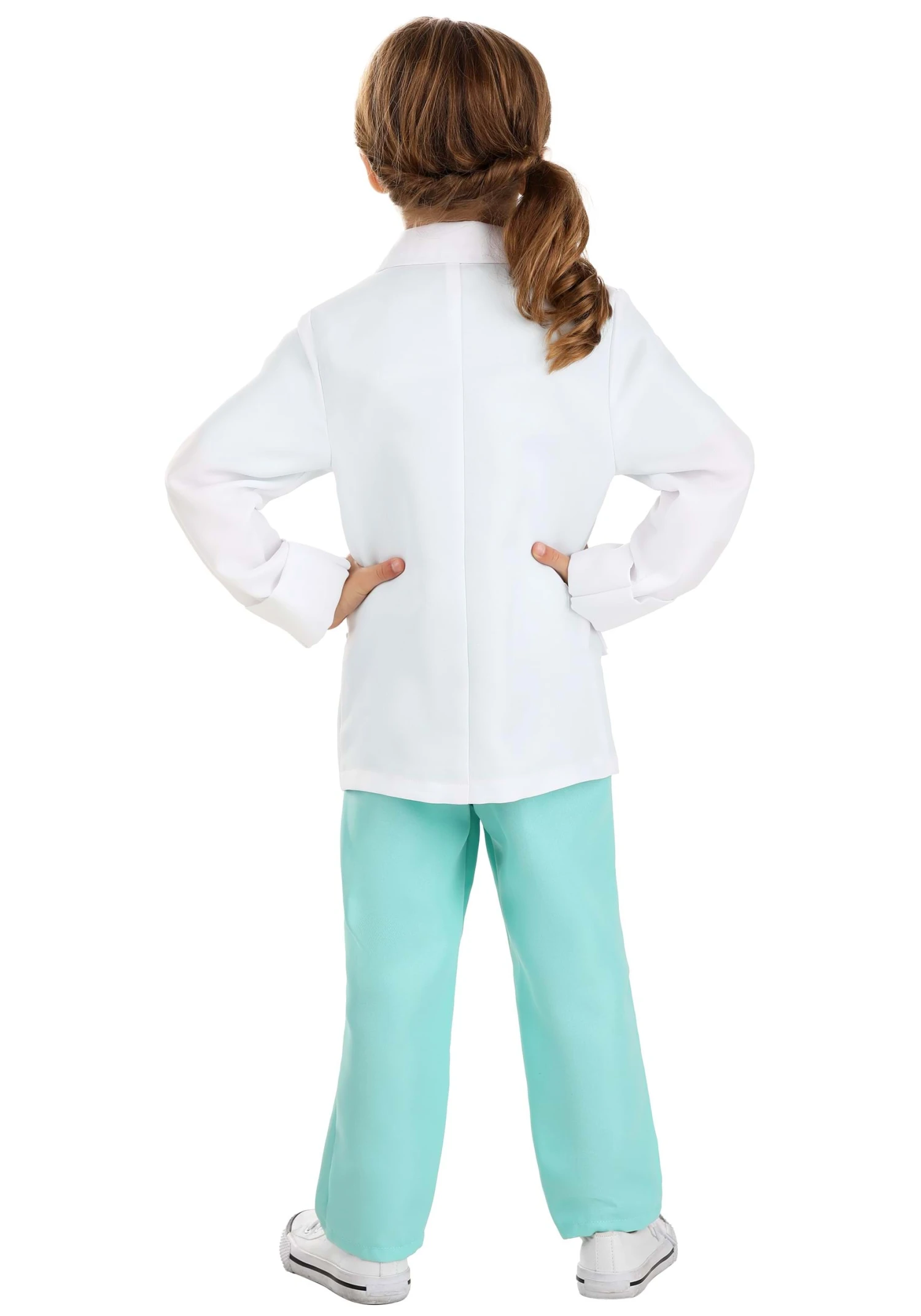 Girl's Doctor Costume For Toddlers 2 Girl's Doctor Costume For Toddlers - Image 2
