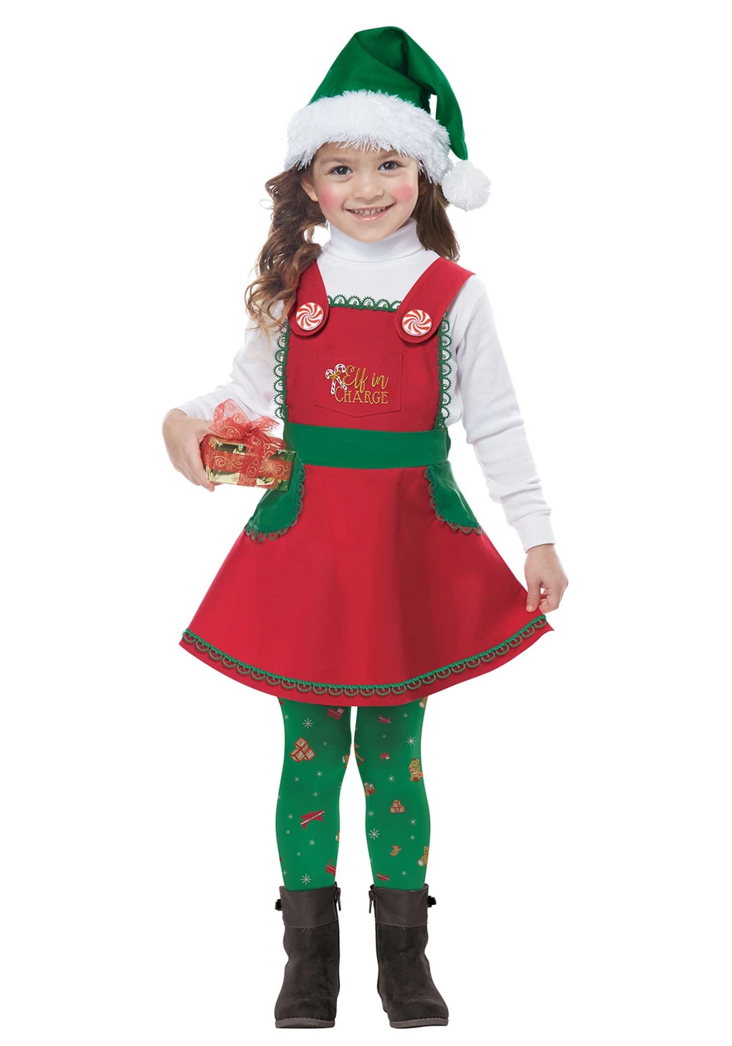 Toddler Elf In Charge Costume 1 Toddler Elf In Charge Costume