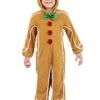 Toddler Gingerbread Man Onesie Costume