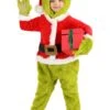 Grinch Santa Claus Costume For Toddlers