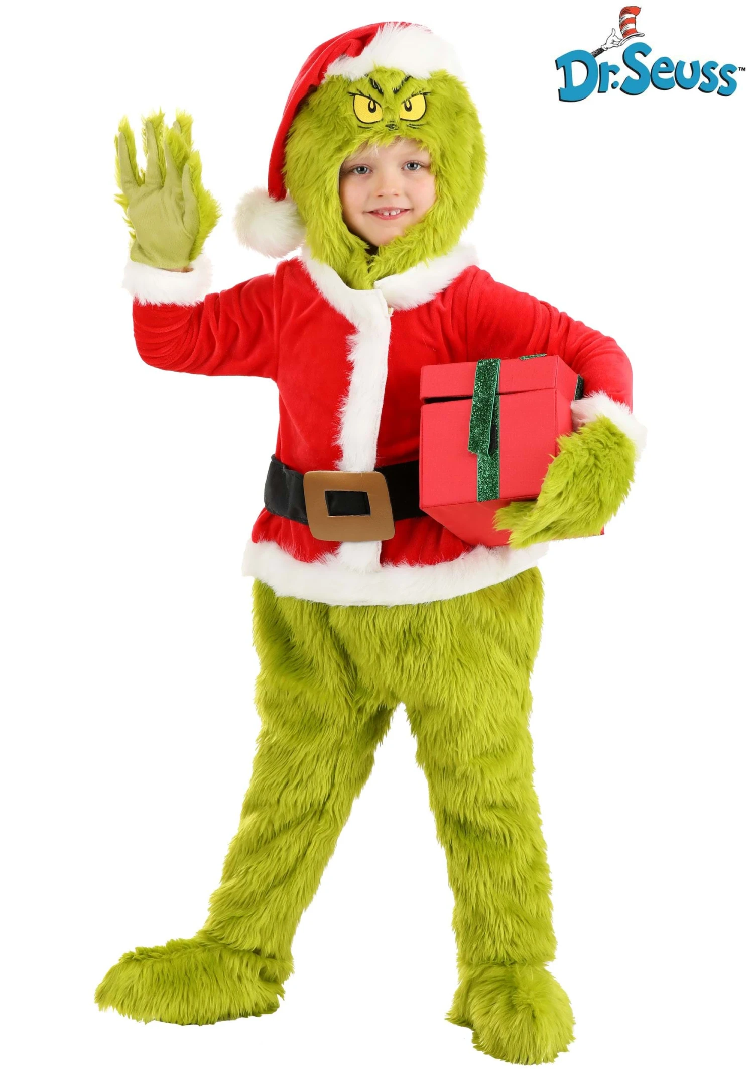 Grinch Santa Claus Costume For Toddlers 1 Grinch Santa Claus Costume For Toddlers