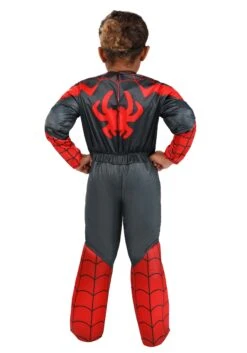 JAZWARES Boy's Spidey And His Amazing Friends Toddler Miles Morales Costume 7 JAZWARES Boy's Spidey And His Amazing Friends Toddler Miles Morales Costume -Halloween Costumes Shop toddler miles morales costume saf alt 3