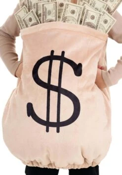 Money Bag Costume For Toddlers -Halloween Costumes Shop toddler money bag costume alt 3