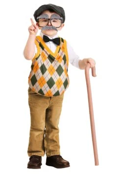 Toddler Old Man Costume -Halloween Costumes Shop toddler old man costume alt 3