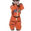 Toddler Orange Astronaut Romper Costume