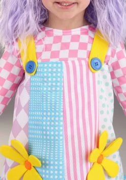 Pinafore Clown Toddler Costume 6 Pinafore Clown Toddler Costume -Halloween Costumes Shop toddler pinafore clown costume alt 2