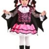 Pink Vampire Costume For Toddlers