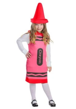 Toddlers Red Crayon Costume