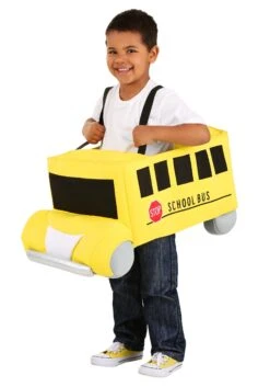 Ride In School Bus Costume For Toddlers