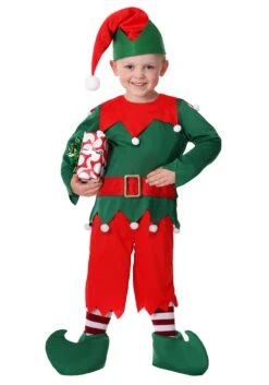 Santa's Helper Costume For Toddlers