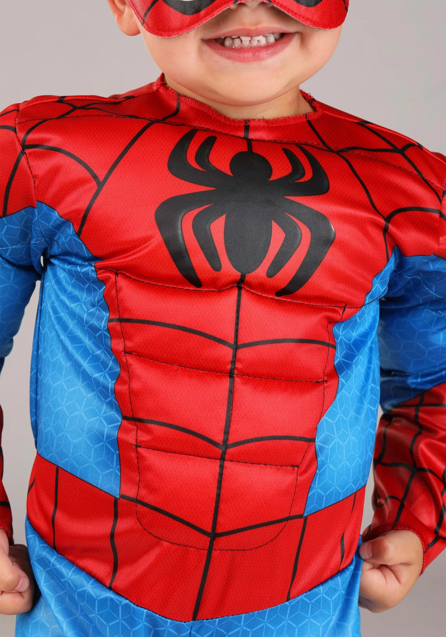 JAZWARES Boy's Spidey And His Amazing Friends Toddler Spider-Man Costume 3 JAZWARES Boy's Spidey And His Amazing Friends Toddler Spider-Man Costume - Image 3