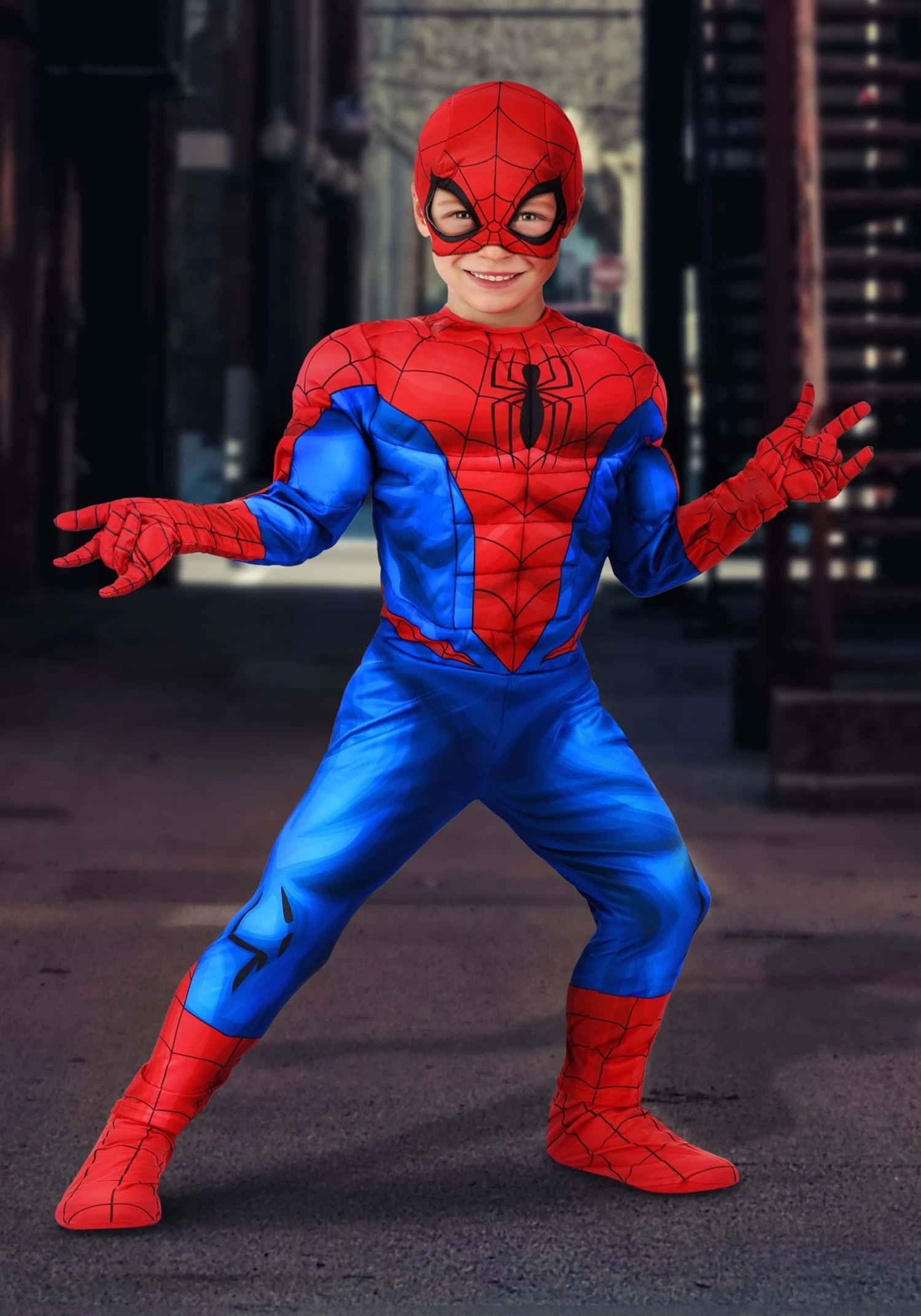JAZWARES Marvel Spider-Man Toddler Costume For Boys 1 JAZWARES Marvel Spider-Man Toddler Costume For Boys