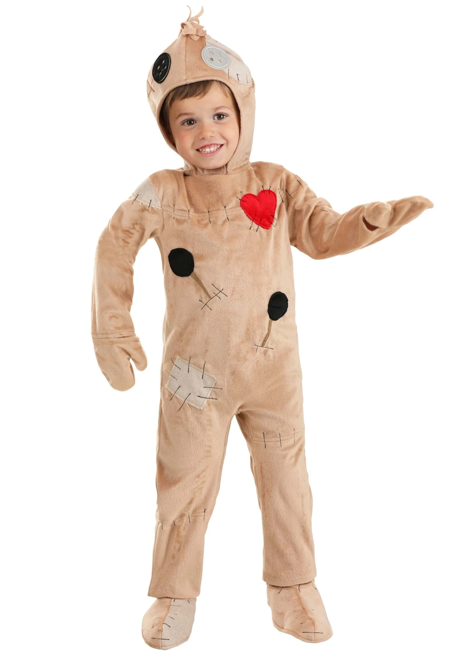 Spooky Voodoo Doll Costume For Toddlers 1 Spooky Voodoo Doll Costume For Toddlers