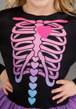 Sweet Skeleton Costume For Toddler -Halloween Costumes Shop toddler sweet skeleton costume alt 3