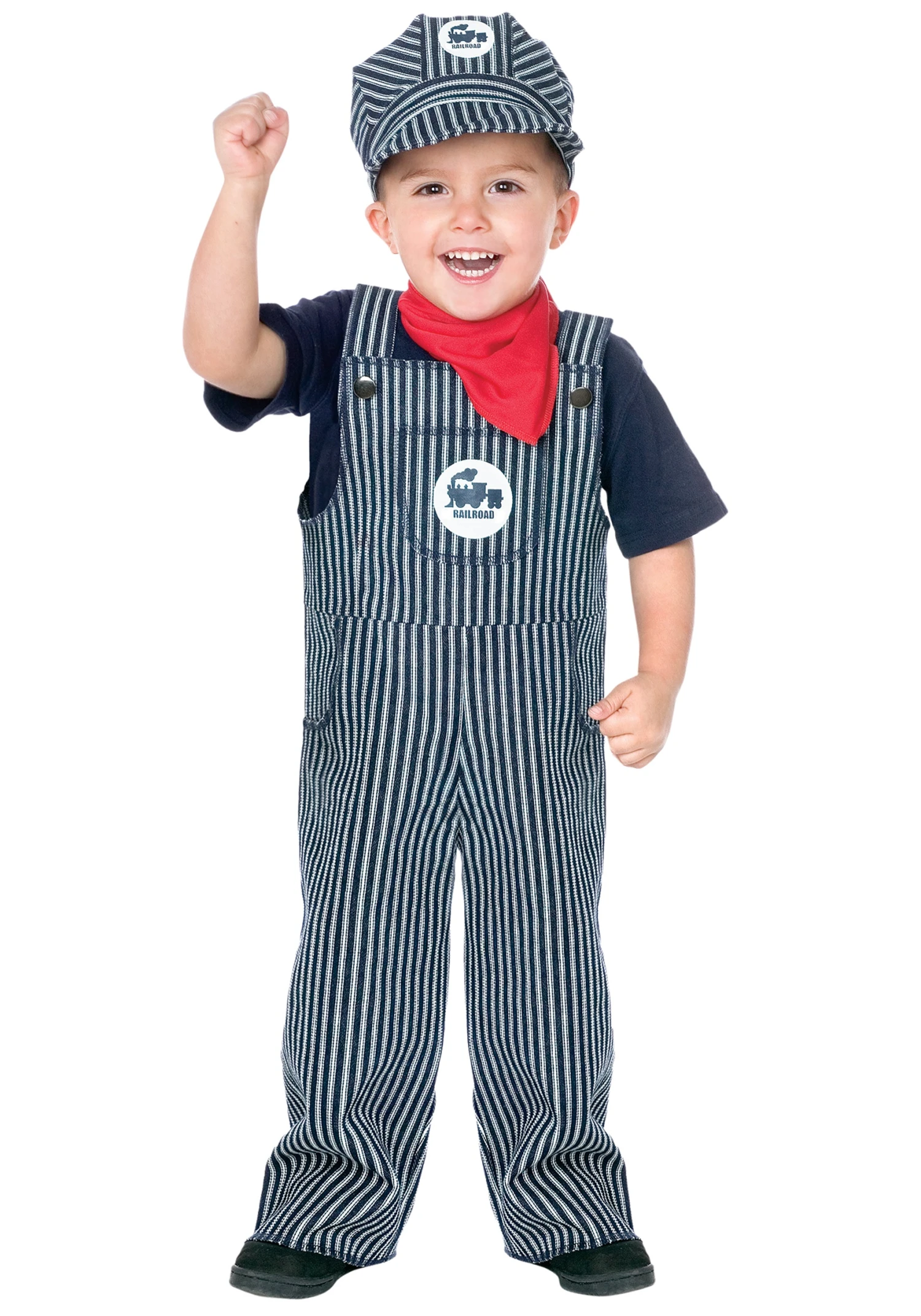 Fun World Toddler Train Engineer Costume 1 Fun World Toddler Train Engineer Costume