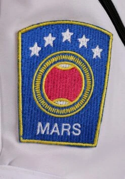 White Astronaut Jumpsuit Costume For Toddlers -Halloween Costumes Shop toddler white astronaut jumpsuit costume alt 7