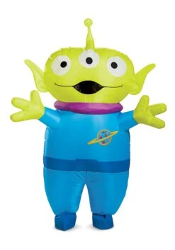 Disguise Disney Toy Story Alien Inflatable Adult Costume For Adults -Halloween Costumes Shop toy story adult alien inflatable costume alt 2