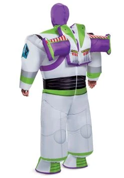 Disney Toy Story Buzz Lightyear Inflatable Adult Costume -Halloween Costumes Shop toy story adult buzz lightyear inflatable costume alt 4